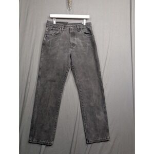 Rustler Jeans Mens (33x32) Straight Leg Black‎ Denim